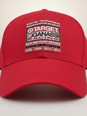 Target Chip Ganassi Racing Hat 2012 Indy 500 Winner Champion Red Cap IndyCar OS